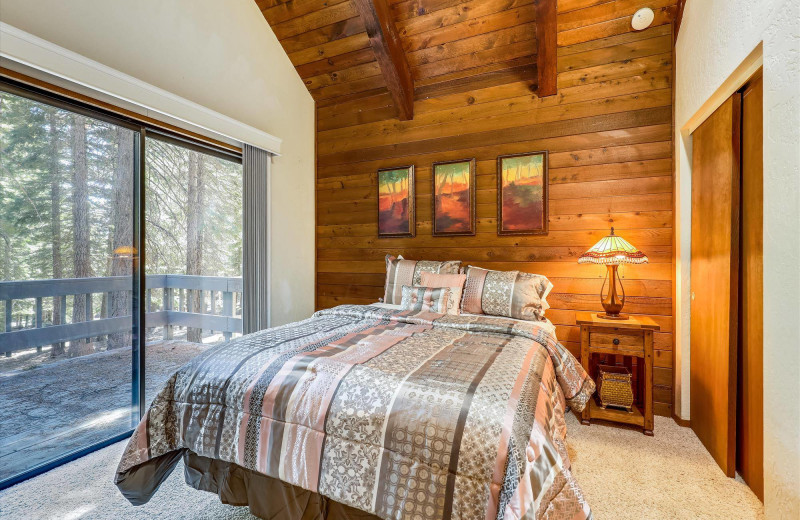 Rental bedroom at Tahoe Vacation Rentals, Inc