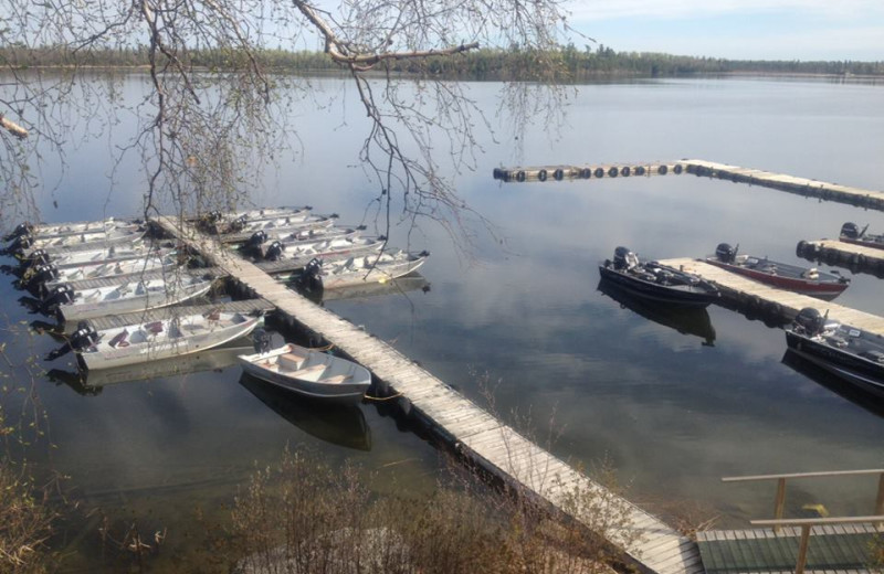 Docks on the Lake at Andy Myers Lodge