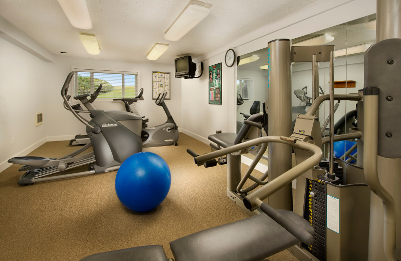 Fitness room at The Tolovana Inn.