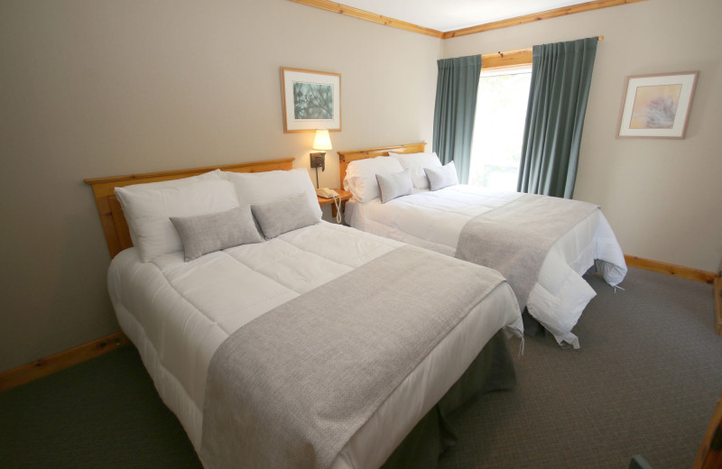 Guest room at Elmhirst's Resort.