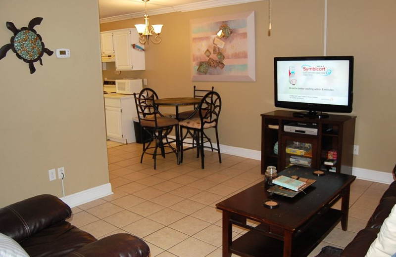 Rental living room at Anchor Vacations, Inc.