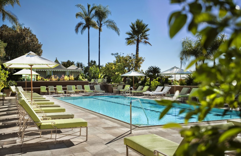 Outdoor pool at Four Seasons Hotel - Los Angeles.