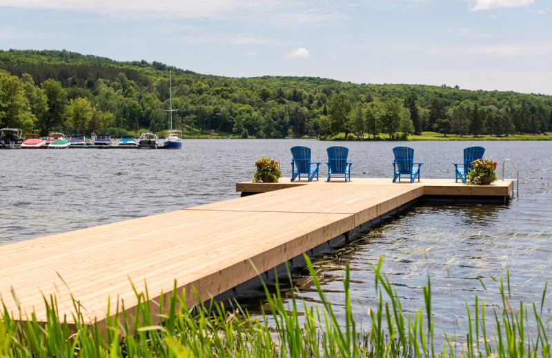 Dock at Deerhurst Resort.