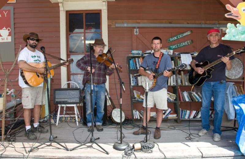 Festival music at Andes Hotel and Restaurant.