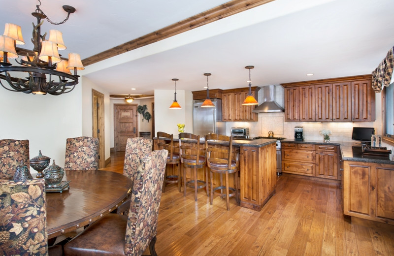 Guest kitchen at The Arrabelle at Vail Square, A RockResort.