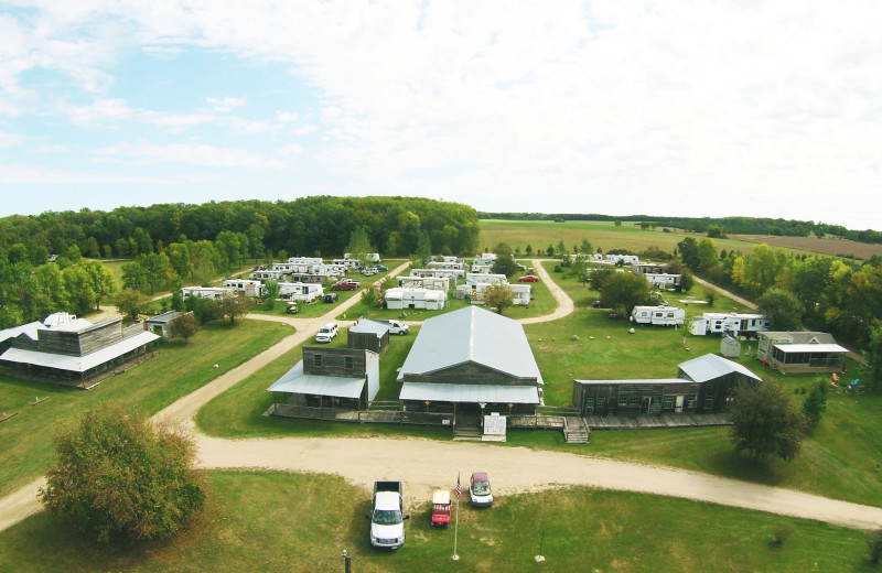 RV campground at Golden Eagle Vacationland.