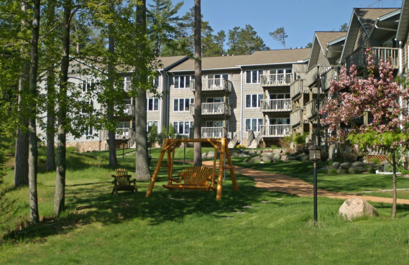 Condos exterior at The Beacons of Minocqua.