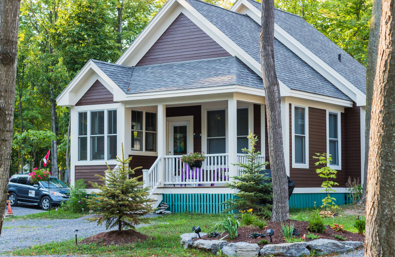 Cottage exterior at Sandbanks Summer Village Cottage Resort.