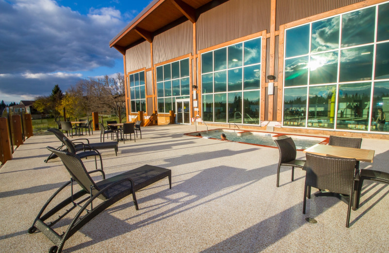 Outdoor pool at Elkhorn Manor.