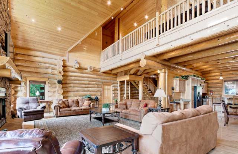 Vacation rental interior at Stony Brook Chalets.