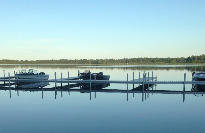 Dock at Cozy Bay Resort.