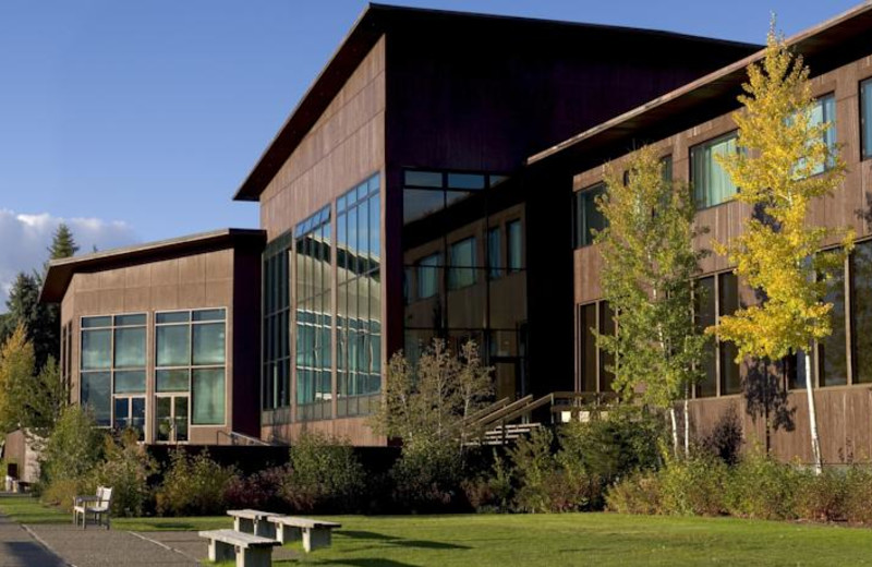 Exterior view of Jackson Lake Lodge.