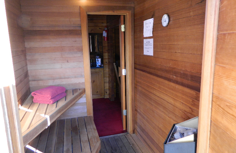 Sauna at Eldora Lodge.