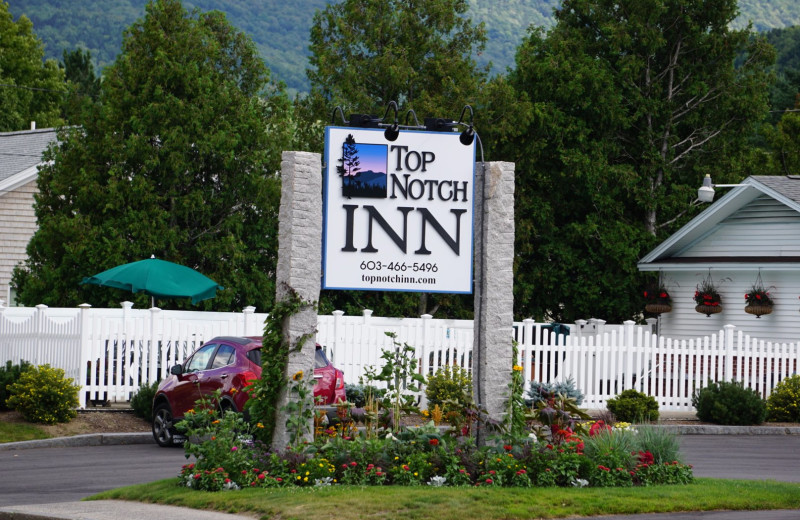 Exterior view of Top Notch Inn.