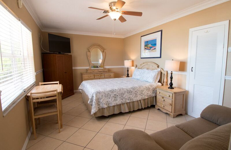 Guest bedroom at Anna Maria Island Inn.