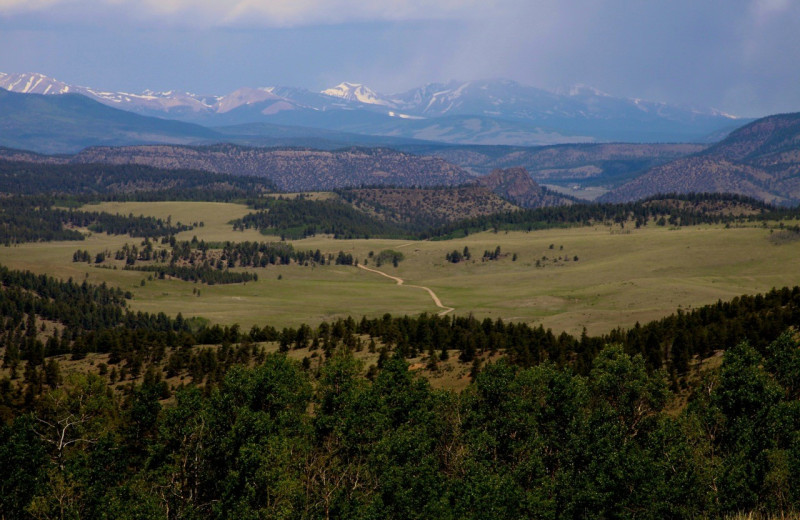 Mountain view at Elk Mountain Ranch.