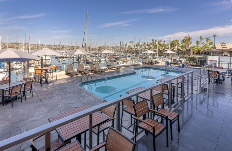 Outdoor pool at Bay Club Hotel 