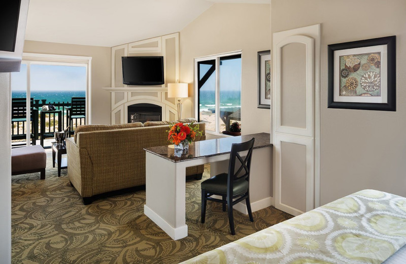 Guest room at The Sanctuary Beach Resort.