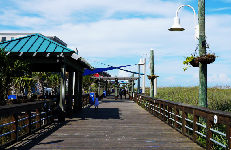 Boardwalk at Beach House Inn and Suites.