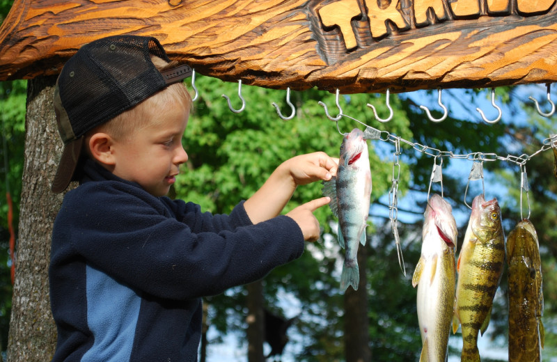 Fishing at Geiger's Trails End.