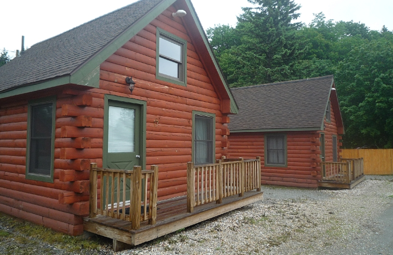 Cabin exterior at The Lanesborough Country Inn.