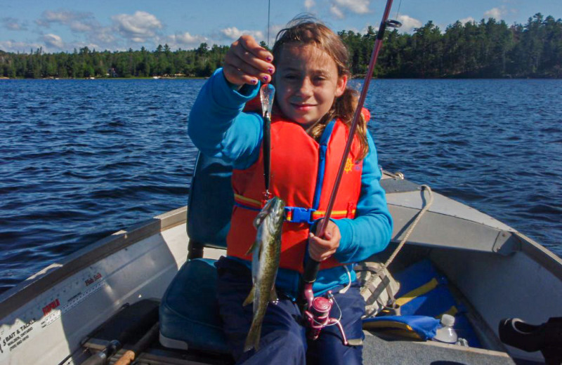 Fishing at Owls Nest Lodge.