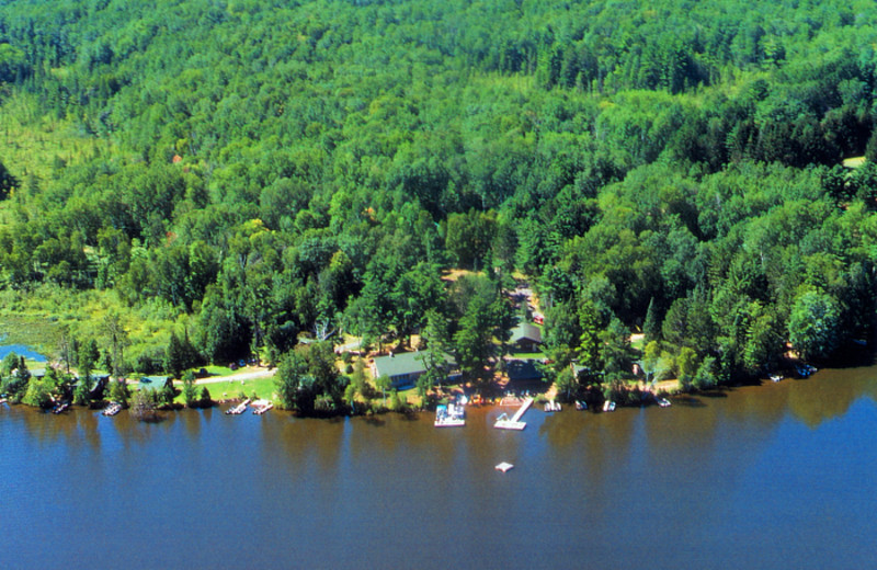 Aerial view at Northland Lodge.