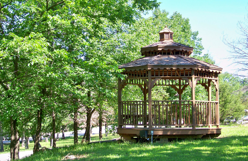 Gazebo view at Tribesman Resort.