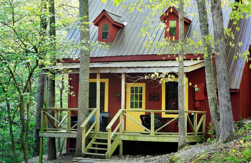 Cabin Exterior at Hidden Hollow Cabins