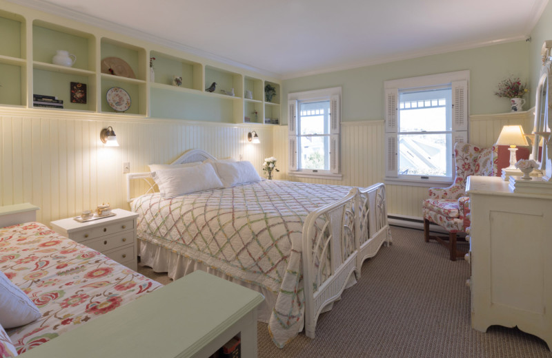 Guest room at Five Gables Inn.