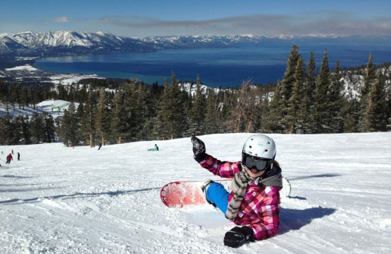 Skiing at Heavenly Valley Lodge.