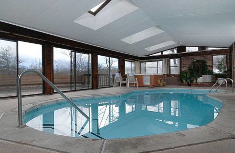 Private indoor pool at Cabins For You.