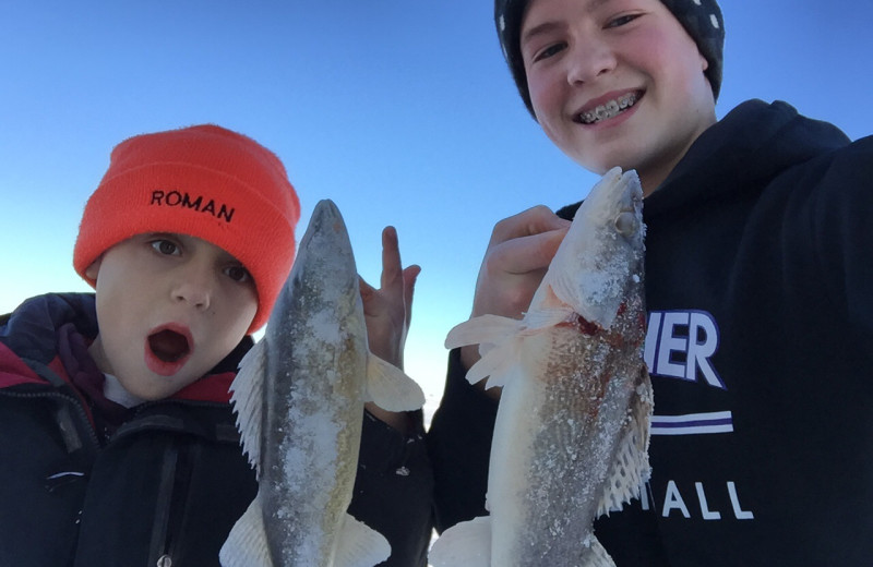 Ice Fishing at Cyrus Resort 