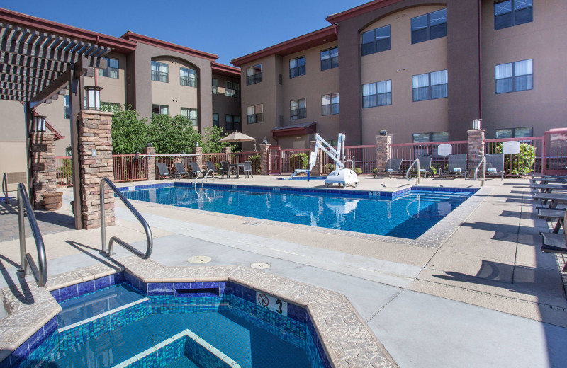 Outdoor pool at Residence Inn Prescott.