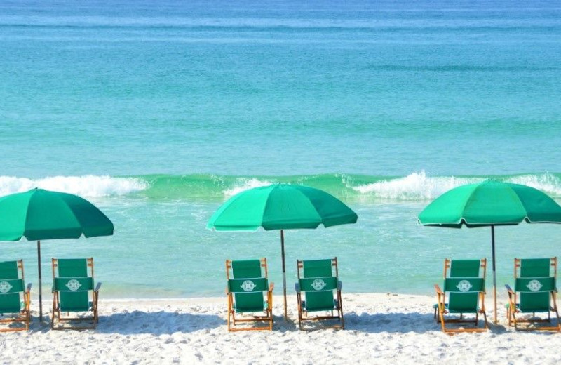 Beach at The Islander in Destin.