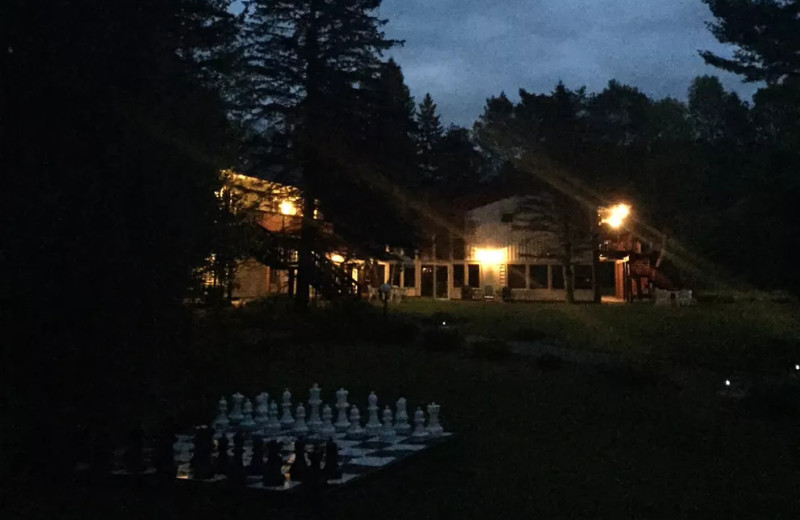 Night view of The Baldwins Resort.