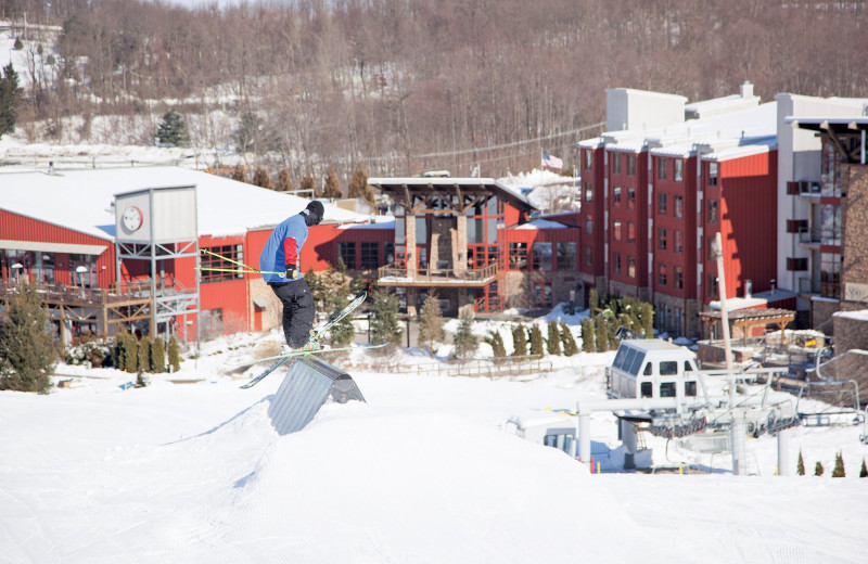 Skiing at Bear Creek Mountain Resort.