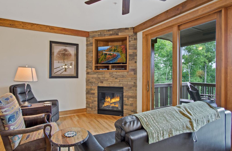 Rental living room at Foscoe Rentals.
