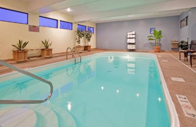 Indoor pool at Holiday Inn Express Osage Beach.