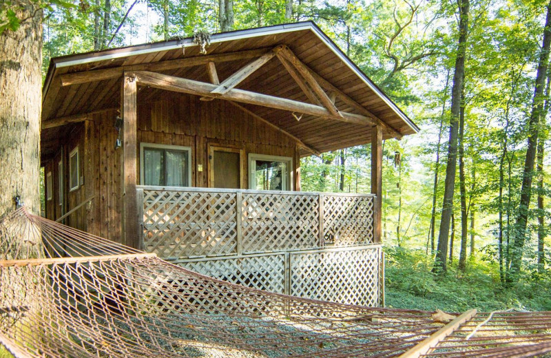 Cabin exterior at Montfair Resort Farm.