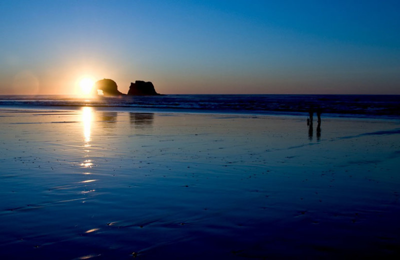 Rockaway beach near The Garibaldi House Inn.