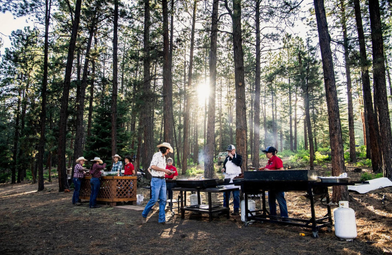 Dining at Colorado Trails Ranch.