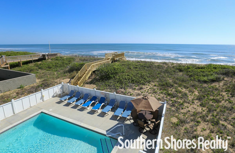 Rental pool at Southern Shores Realty.