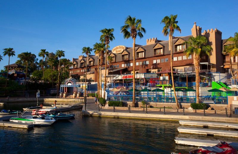 Exterior view of London Bridge Resort.