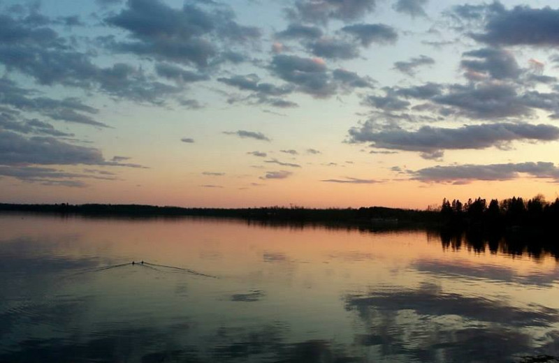 Sunset at Eagle Ridge Resort.