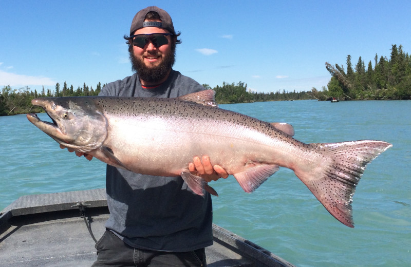 Fishing at Jimmie Jack's Alaska Fishing Lodges.