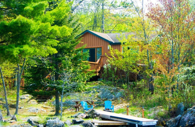 Cabin exterior at Northern Lights Resort & Outfitting.