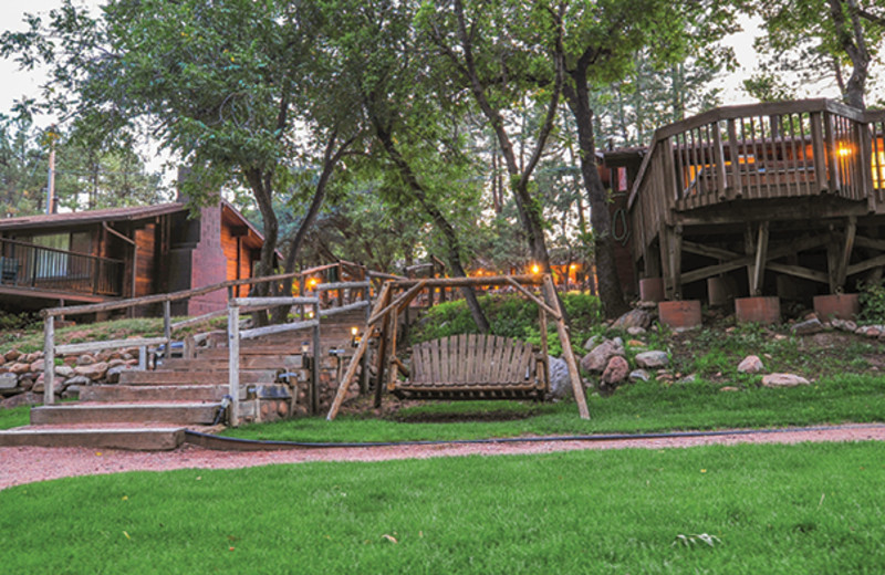 Exterior view of Kohl's Ranch Lodge.
