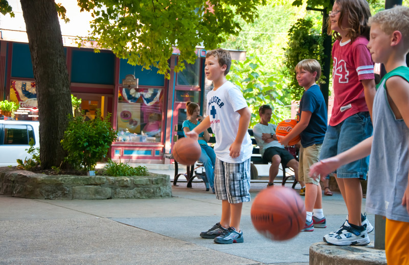 Kids at 1905 Basin Park Hotel.