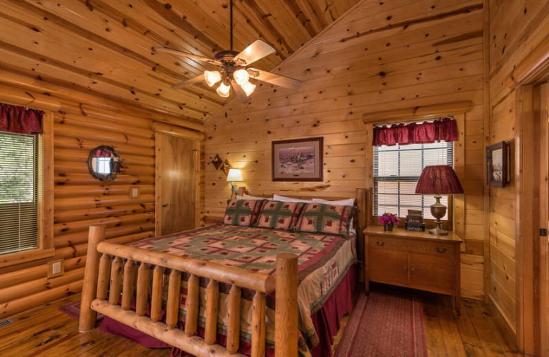 Guest bedroom at Westgate Branson Woods Resort.